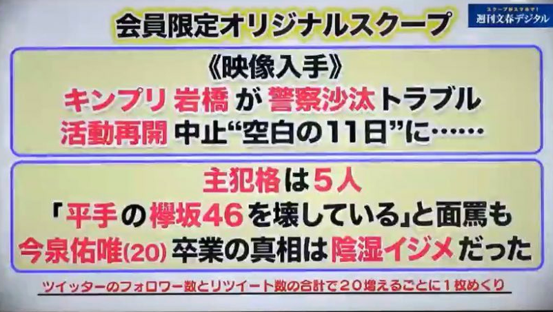 欅坂いじめファイブ 欅坂46の名前変更理由は 平手友梨奈やいじめファイブが原因